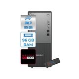 Lenovo Thinkcentre Neo 50T Gen5 Intel Core I7 14700 96GB Ddr5 1tb SSD Freedos Radeon RX550 4gb Masaüstü Bilgisayar 55012UAS0GL00F28 + Zetta Flash Bellek