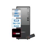 Lenovo Thinkcentre Neo 50T Gen5 Intel Core I7 14700 96GB Ddr5 2tb SSD Freedos Radeon RX550 4gb Masaüstü Bilgisayar 55012UAS0GL00F29 + Zetta Flash Bellek