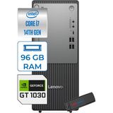 Lenovo Thinkcentre Neo 50T Gen5 Intel Core I7 14700 96GB Ddr5 512GB SSD Freedos Nvidia GT1030 4gb Masaüstü Bilgisayar 103012UAS0GL00F27 + Zetta Flash Bellek
