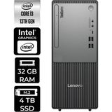 Lenovo Thinkcentre Neo 50T i3 13100 Masaüstü Bilgisayar 32GB RAM 4TB SSD FreeDOS + Per4 USB 12UB0009TRP308