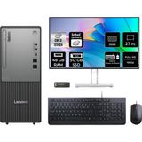 Lenovo Thinkcentre Neo 50T i3 13100 Masaüstü Bilgisayar 48GB RAM 512GB SSD 27" FHD FreeDOS + Per4 USB 12UB0009TRP909