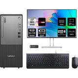Lenovo Thinkcentre Neo 50T i3 13100 Masaüstü Bilgisayar 64GB RAM 512GB SSD 27" FHD FreeDOS + Per4 USB 12UB0009TRP973