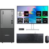 Lenovo Thinkcentre Neo 50T i3 13100 Masaüstü Bilgisayar 96GB RAM 512GB SSD 27" FHD FreeDOS + Per4 USB 12UB0009TRP977