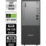 Lenovo Thinkcentre Neo 50T i3 13100 Masaüstü Bilgisayar 96GB RAM 512GB SSD FreeDOS + Per4 USB 12UB0009TRP437