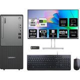 Lenovo Thinkcentre Neo 50T i3 13100 RTX 3050 Masaüstü Bilgisayar 48GB RAM 1TB SSD 27" FHD Win11 Home + Per4 USB 12UB0009TRP1110