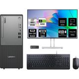Lenovo Thinkcentre Neo 50T i3 13100 RTX 5050 8GB Masaüstü Bilgisayar 64GB RAM 2TB SSD 27" FHD FreeDOS + Per4 USB 12UB0009TRP1155