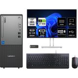 Lenovo Thinkcentre Neo 50T i5 13400 Masaüstü Bilgisayar 32GB RAM 2TB SSD 27" FHD FreeDOS + Per4 USB 12UB000BTRP1027