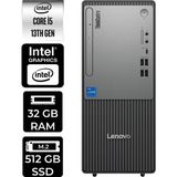 Lenovo Thinkcentre Neo 50T i5 13400 Masaüstü Bilgisayar 32GB RAM 512GB SSD FreeDOS + Per4 USB 12UB000BTRP305