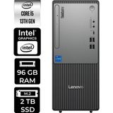 Lenovo Thinkcentre Neo 50T i5 13400 Masaüstü Bilgisayar 96GB RAM 2TB SSD Win11 Home + Per4 USB 12UB000BTRP339