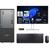 Lenovo Thinkcentre Neo 50T i5 13400 RTX 3050 Masaüstü Bilgisayar 96GB RAM 4TB SSD 27" FHD Win11 Pro + Per4 USB 12UB000BTRP1140
