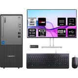 Lenovo Thinkcentre Neo 50T i7 13700 Masaüstü Bilgisayar 16GB RAM 1TB SSD 27" FHD FreeDOS + Per4 USB 12UB000HTRP962