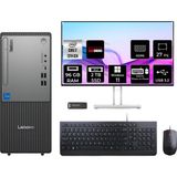 Lenovo Thinkcentre Neo 50T i7 13700 Masaüstü Bilgisayar 96GB RAM 2TB SSD 27" FHD Win11 Pro + Per4 USB 12UB000HTRP1019