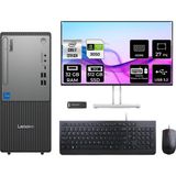Lenovo Thinkcentre Neo 50T i7 13700 RTX 3050 Masaüstü Bilgisayar 32GB RAM 512GB SSD 27" FHD FreeDOS + Per4 USB 12UB000HTRP1085