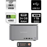 Lenovo Thinkcentre Neo Ultra i9 14900 RTX 4060 Mini PC 24GB RAM 1TB SSD FreeDOS + Per4 USB 12W1001XTRP310