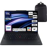 Lenovo Thinkpad E14 Gen7 Ultra 5-225U 16-Gbddr5 512 GB Intel Graphics 14" Wuxga Freedos + Hmf Sırt Çantası 21SYS2BB60HMF16 - 16 GB
