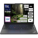 Lenovo Thinkpad E16 G2 Ultra 5-125U 8 GB Ram 512 GB SSD 16" Windows 11 Pro 21MA003MTX Kt1