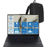 Lenovo Thinkpad E16 Gen 3 Intel Core Ultra 7 265U 32GB Ddr5 256GB SSD Windows 11 Home Intel Aı Boost 16 Inç Wuxga (1920 x 1200) IPS 300NITS Taşınabilir Bilgisayar 21SR0076TXH11 + Zetta Çanta - 256 GB - 32 GB