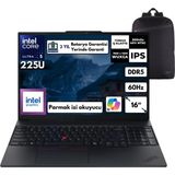 Lenovo Thinkpad E16 Gen3 Ultra 5-225U 32-Gbddr5 4 Tbssd Intel Graphics 16" Wuxga Windows 11 Pro + Hmf Sırt Çantası 21SSS2YQ60HMF32 - 32 GB