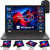Lenovo Thinkpad L13 Yoga Intel Core Ultra 7 165U 32GB 1tb SSD 13.3" Wuxga IPS Dokunmatik+Kalem W11 Pro Notebook ve Asbertech Çanta - 1 TB - 32 GB