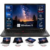 Lenovo Thinkpad L13 Yoga Intel Core Ultra 7 165U 32GB 2tb SSD 13.3" Wuxga IPS Dokunmatik+Kalem Win 11 Pro Notebook Asbertech - 2 TB - 32 GB