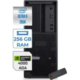 Lenovo Thinkstation P3 Tower Gen2 Intel Core Ultra 9 285K 256GB 8tb SSD 20GB/RTX4000 750W Platinum Windows 11 Pro Masaüsüt Iş Istasyonu 30HT006QTRP67 + Zettausb