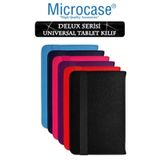 Lenovo Uyumlu Tab M8 Tb-8505F Delüx Seri Universal Standlı Deri Kılıf kirmizi