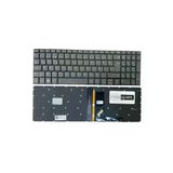 Lenovo Uyumlu V15-Ada Type 82C7 Klavye Tr Işıklı Power Tuşsuz Füme