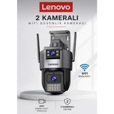Lenovo X9T - 360° Wıfı Smart Güvenlik Kamerası 3+3 6mp - Hareket Algılama