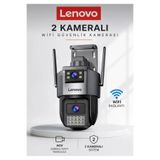 LENOVO X9T - 360° WIFI Smart Güvenlik Kamerası 6MP - Hareket Algılama