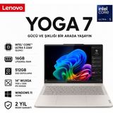 Lenovo Yoga 7 OLED Ekranlı Dönüştürülebilir Laptop, Core Ultra 5 226V Işlemci, 16GB Ram, 512GB Ssd, Windows 11, Hafif Günlük ve Ofis Odaklı Bilgisayar, Hafif Tasarımlı Taşınabilir Bilgisayar - 512 GB - 16 GB