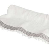 Lenox Beyaz Havlu 50x80cm Banyo Havlusu%100 Ege Pamuğu Su Emici Yumuşak Tuşe Yıkanabilir