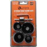 Lenox Tools Buat Açma Panç Seti 6 Parça 32 38 44 54 mm Elektrik Priz Buat Delik Açma Aparatı Hex Mandren