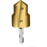 Lenox Tools Pvc Boru Genişletici Kademeli Matkap Ucu 18 24 mm Plastik Boru Genişletme Tesisat Aparatı