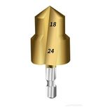 Lenox Tools PVC Boru Genişletici Kademeli Matkap Ucu 18–24 mm Plastik Boru Genişletme Aparatı