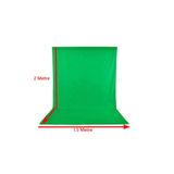 Lens 1.5x2 m Chromakey Green Screen Greenbox Yeşil Fon Perde