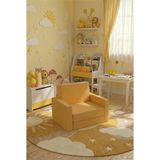 Lensa Home Çocuk Koltuğu Komple Sünger Katlanabilir Yataklı (0-4 Yaş) Sarı - 45 x 95 x 10 cm