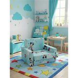 Lensa Home Çocuk Koltuğu Komple Sünger Katlanabilir Yataklı (0-4 Yaş) Su Yeşili - 45 x 95 x 10 cm