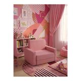 LENSA HOME Çocuk Koltuğu Komple Sünger Katlanabilir Yataklı Minder Yatak (0-4 YAŞ) SOHO PEMBE