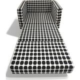 Lensa Home Çocuk/bebek Mini Koltuğu Katlanabilir Yataklı Komple Sünger (0-5 Yaş) Akustik Siyah - 50 x 120 cm