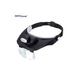 Lenscape 3 Ledli Büyüteç Gözlük Kafa Büyüteci Işıklı 1.2X 1.8X 2.5X 3.5X