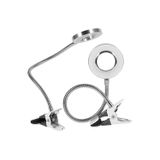 Lenscape 8X Büyütmeli Mandallı, Usb Girişli Masa Lambalı, Okuma Ve Güzellik Salon Için Büyüteç