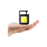 Lenscape Led Anahtarlıklı El Feneri Şişe Açacağı Usb’Li Şarj Edilebilir Cep Boy Cob Led Mıknatıslı 4Işık Mod