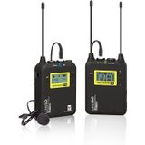 Lensgo LWM-328C Kablosuz Tekli Yaka Mikrofonu Seti