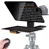 LENSGO TC12 DSLR/Aynasız Kamera ve Tablet için Teleprompter, 12,9"'ye Kadar | Profesyonel Video Çekimleri, Vlogging, Canlı Yayın için Teleprompter.