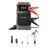 Lensun LS99 Jump Starter 19800 Mah Akü Takviyeli Hava Kompresörü - GRİ-SİYAH