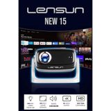 LENSUN NEW 15 Taşınabilir Android Projeksiyon Dahili Hoparlör Ve Wifi Akıllı Sinema Projektör