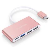 Lention 4 in 1 USB-C, Tip C, için USB 3.0 Hub, USB 2.0 Hub New MacBook 12, Pro Retina 13 15, Chromebook, Surface, Dell XPS ve diğer, Multiport adaptörü Lade-ve bağlantı UC0010C13