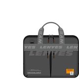 Lenyes Lb590 500d Kumaş Su Geçirmez 13-14 İnç Laptop Çantası Gri