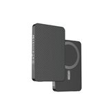 Lenyes P32 M-Safe Şarj Özellikli Aramid Fiber Powerbank 15W 5000MAH Siyah