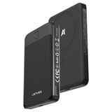Lenyes PW0008D Ultra İnce Wireless Powerbank 5000mAh 20W Hızlı Şarj Kapasitesi Siyah